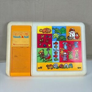 Vintage Texas Instruments Touch & Tell Electronic Preschool Learning Toy